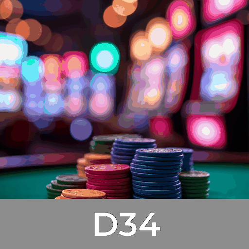 D34: Slots Gigantes, Live Dealers Imersivos e Mesa de Jogos Premium